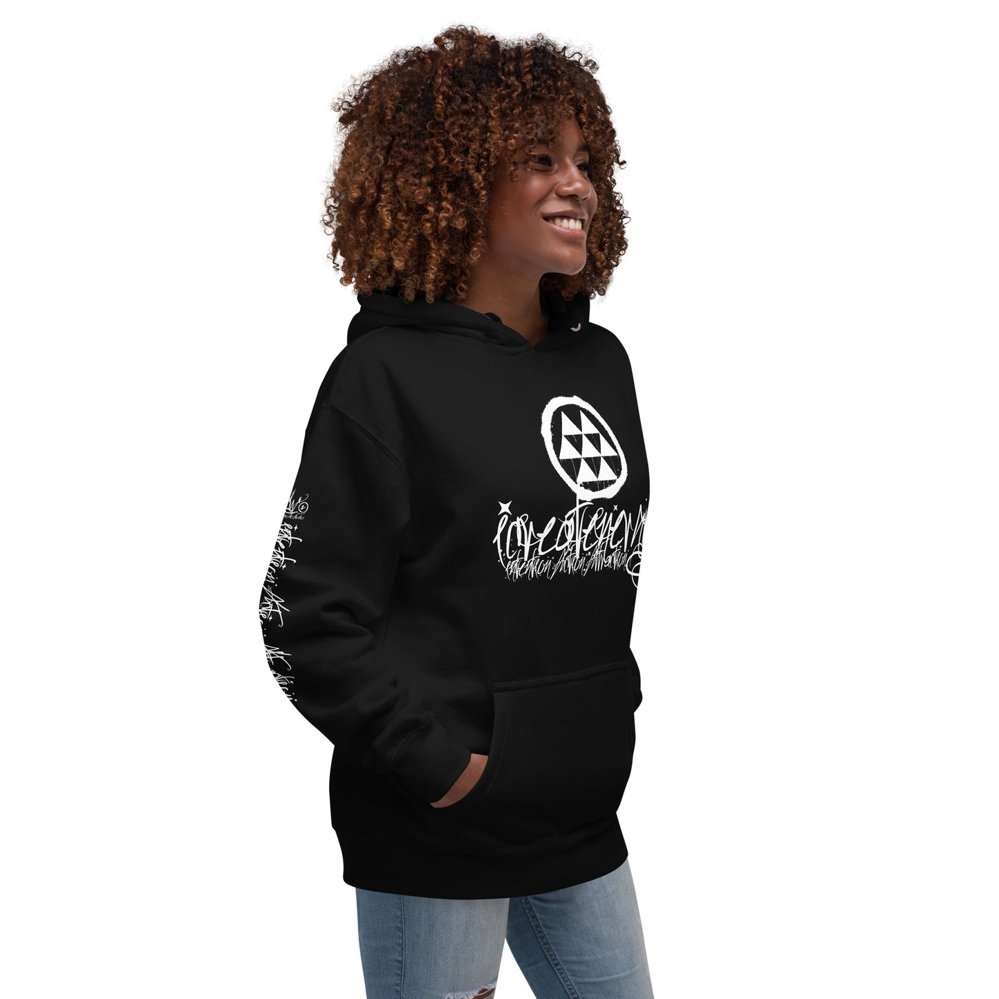 7T SGNTR WHT Unisex Hoodie