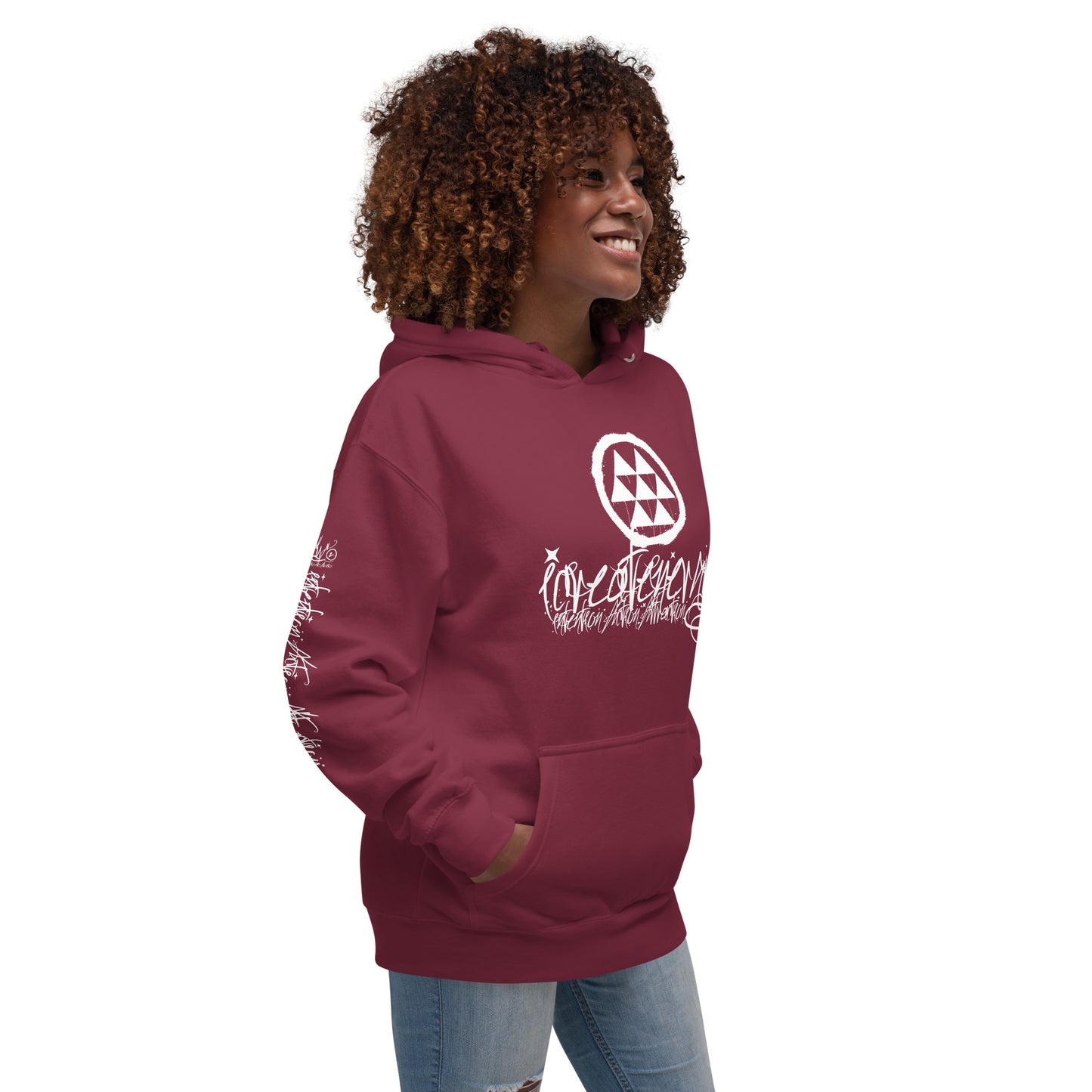 7T SGNTR WHT Unisex Hoodie