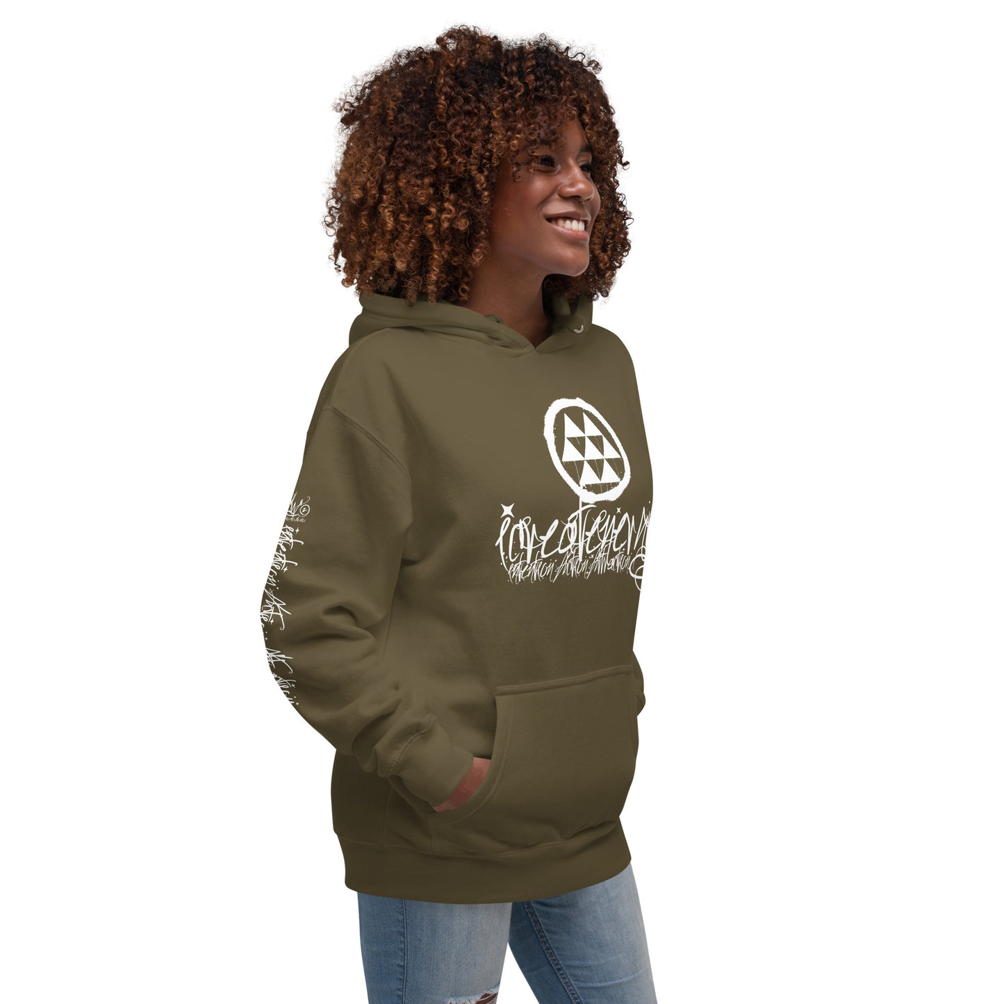 7T SGNTR WHT Unisex Hoodie