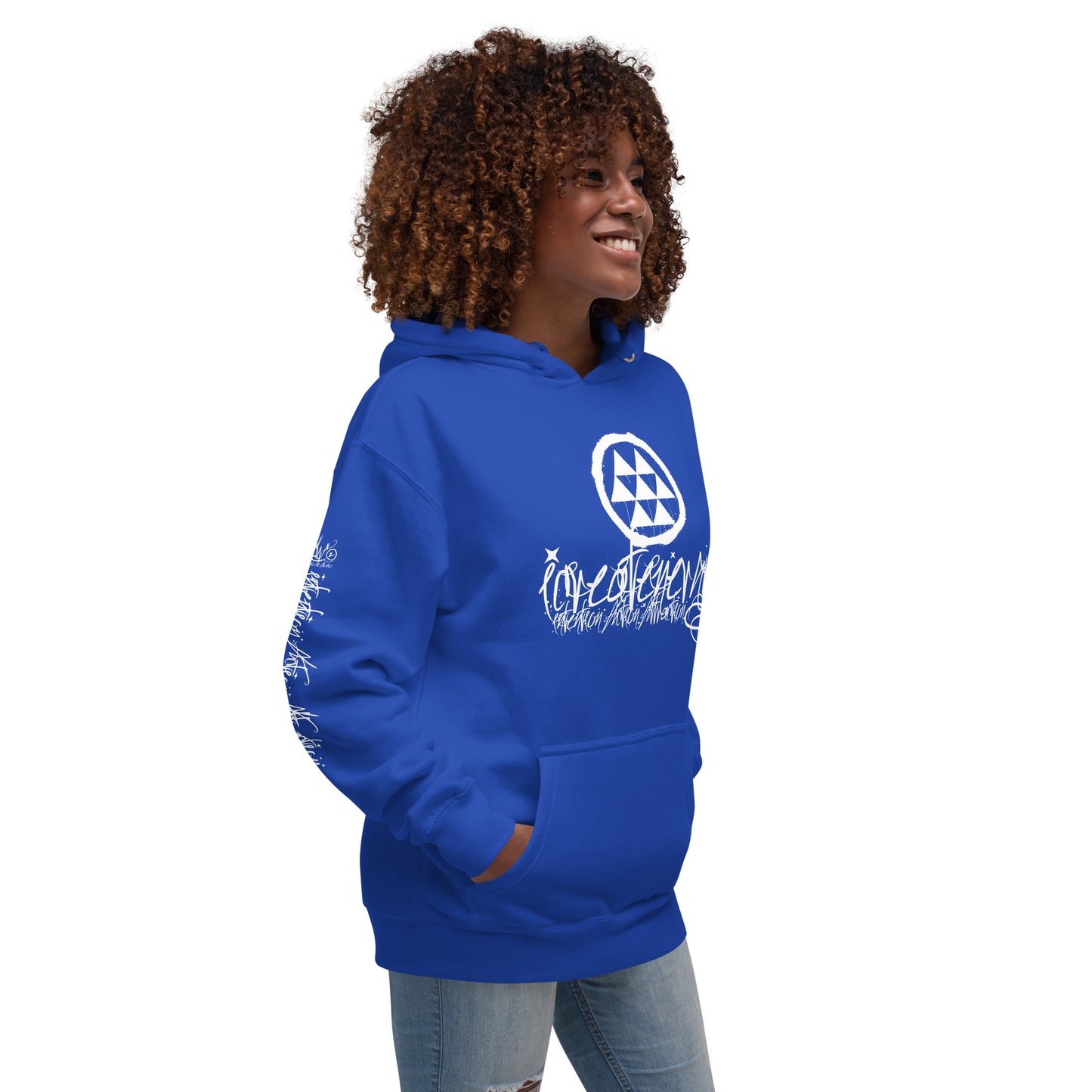 7T SGNTR WHT Unisex Hoodie